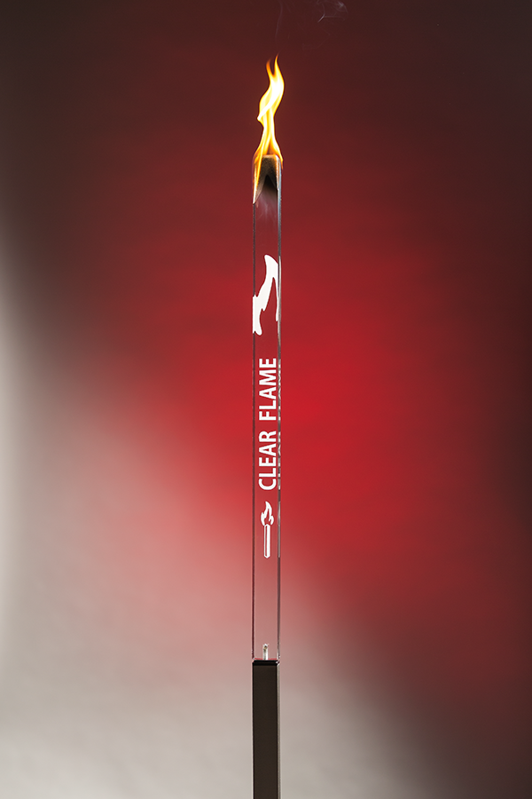 Glasfackel “clearflame individual”