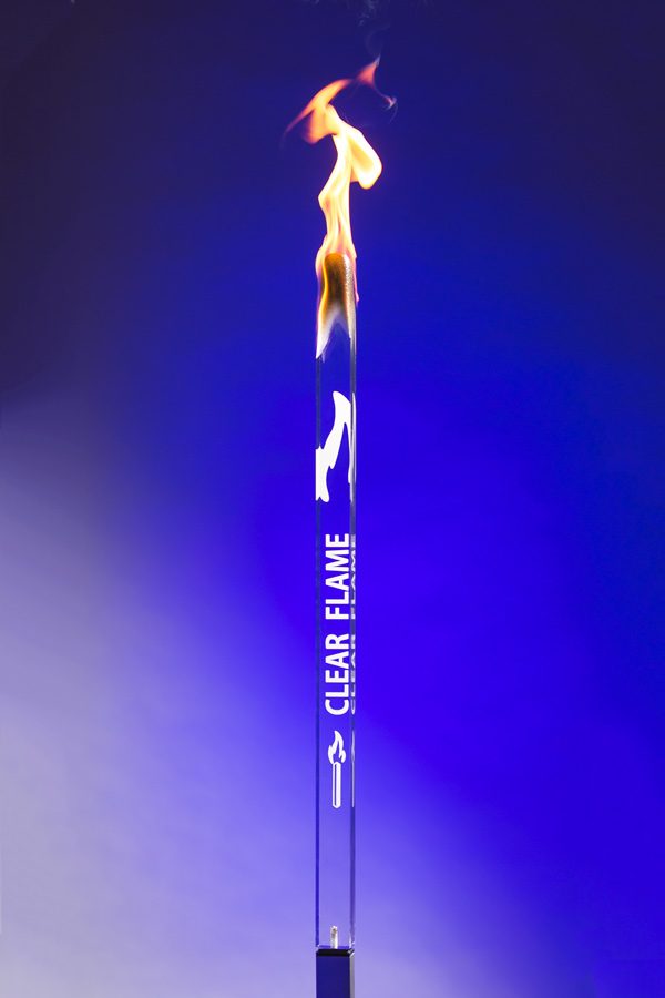 Glasfackel “clearflame individual”