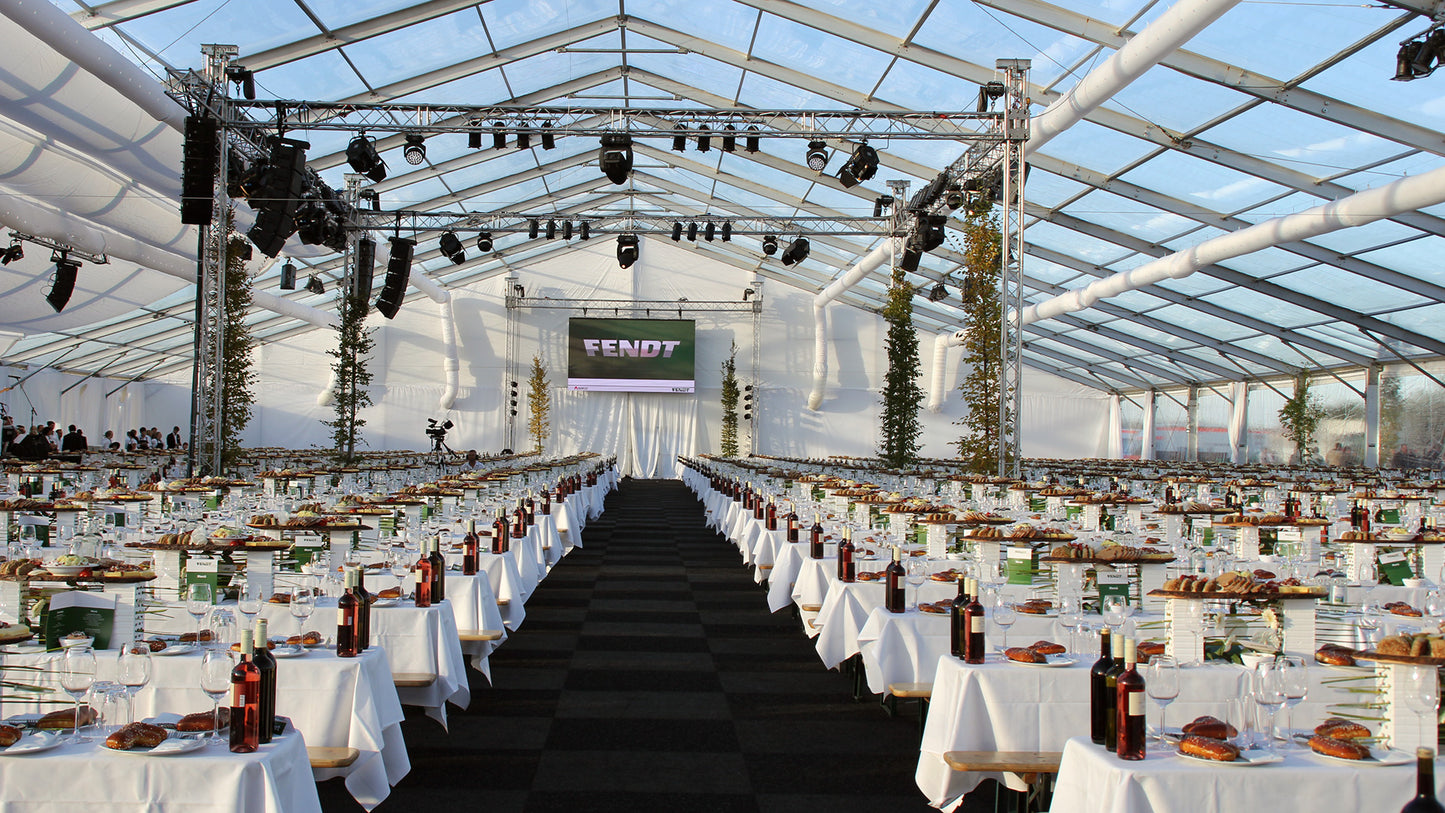 Glass tent