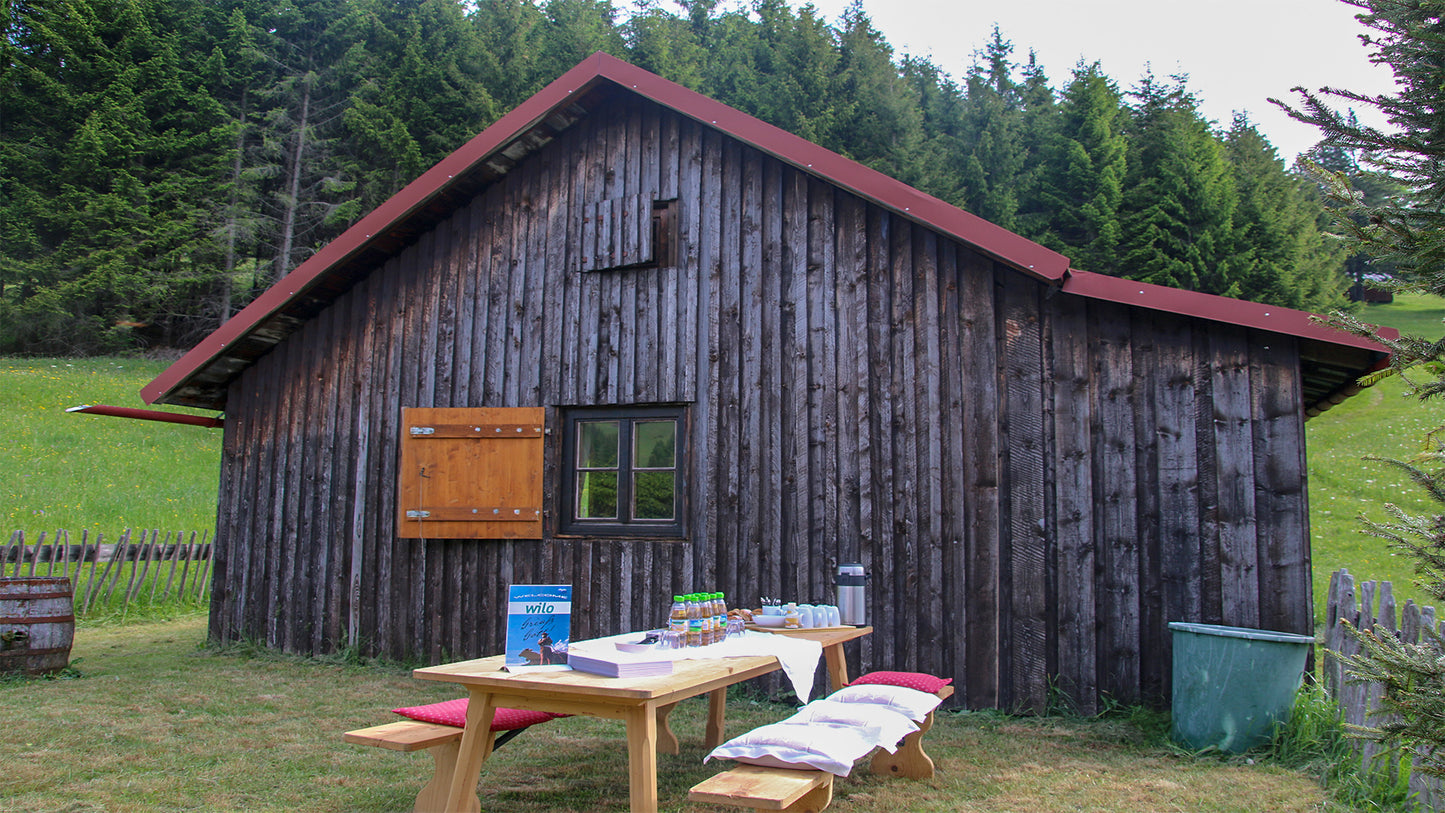 Tagung auf einer Berghütte